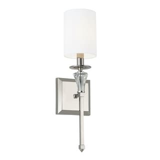Laurent 1-light Polished Nickel 5-inch Wall Sconce