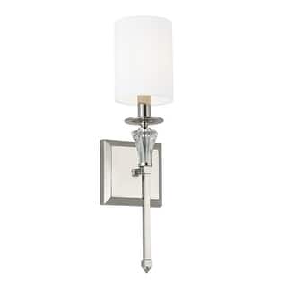 Laurent 1-light Polished Nickel 5-inch Wall Sconce