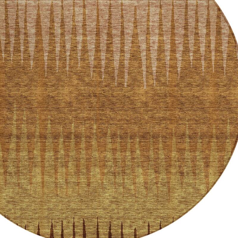 HomeRoots Striped Transitional Rectangle Outdoor Rug