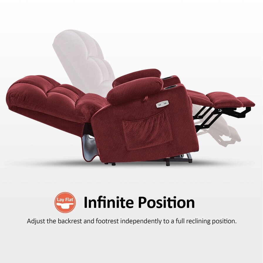 Mcombo oversized electric power lift recliner chair for elderly deals big and tall people