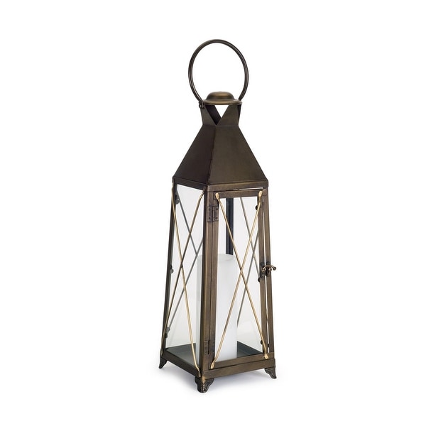 20 5 Brown And Gold Candle Lantern Tabletop Decoration Free 20 5 Brown And Gold Candle Lantern Tabletop Decoration Free Shipping Today 27432591