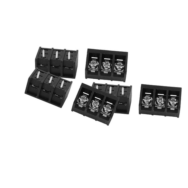 shop 6 pcs 3 position wire connector screw barrier terminal stripshop 6 pcs 3 position wire connector screw barrier terminal strip blocks ac 300v 25a free shipping on orders over $45 overstock com 18448722