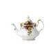 preview thumbnail 2 of 6, Royal Albert Old Country Roses Teapot, Sugar, Creamer, 3 Piece Set