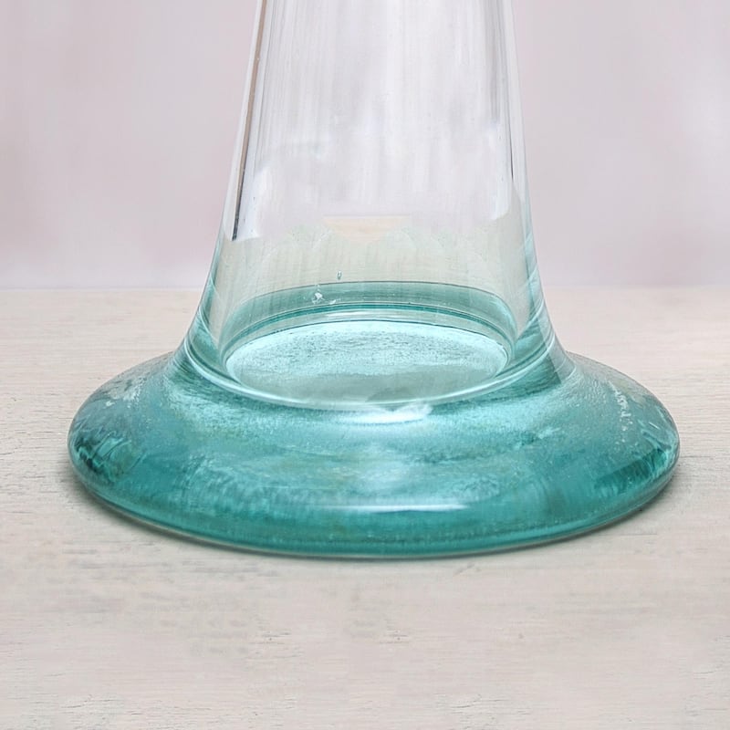 Novica Handmade Through You Blown Glass Vase