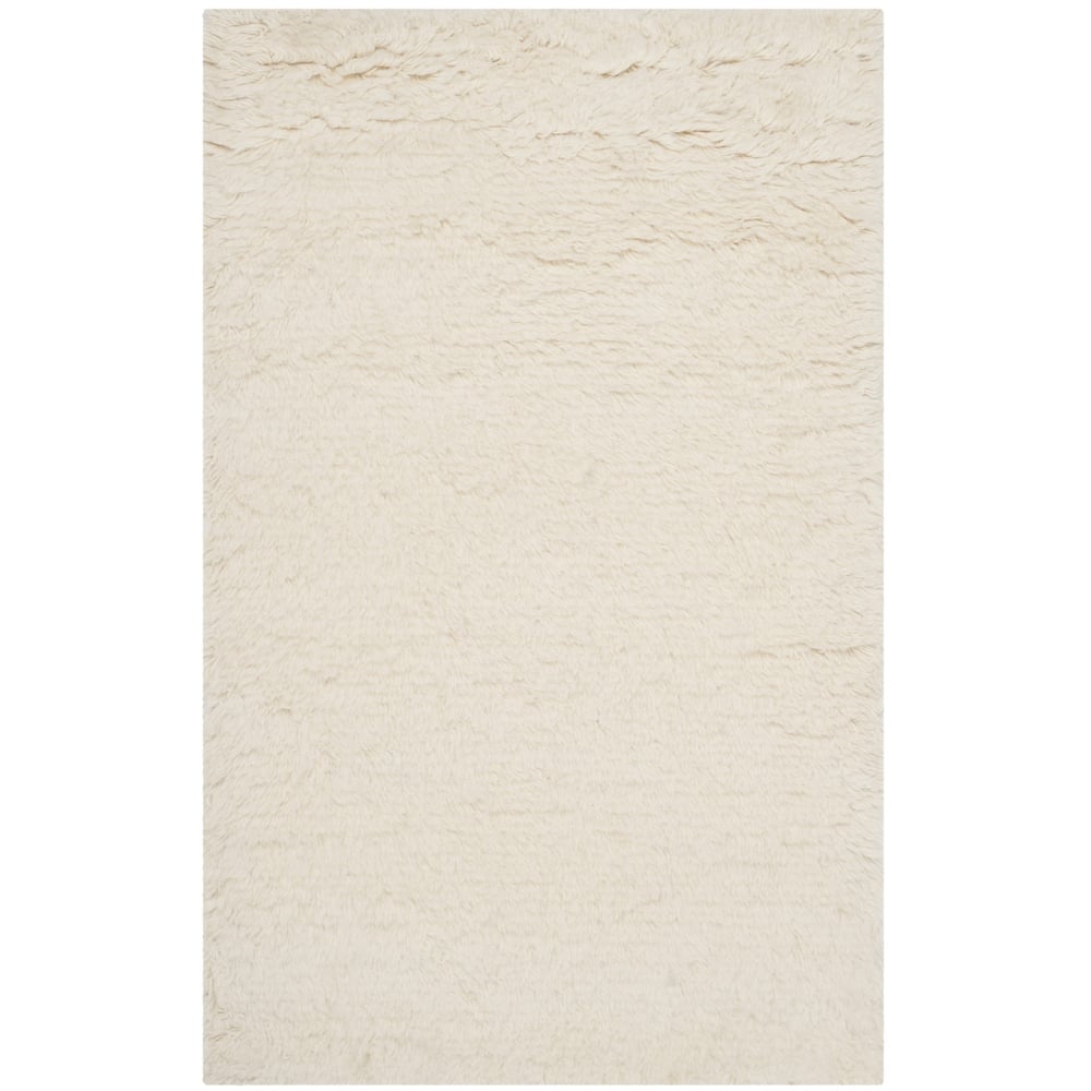 SAFAVIEH Handmade Flokati Jannine Shag Solid Wool Rug
