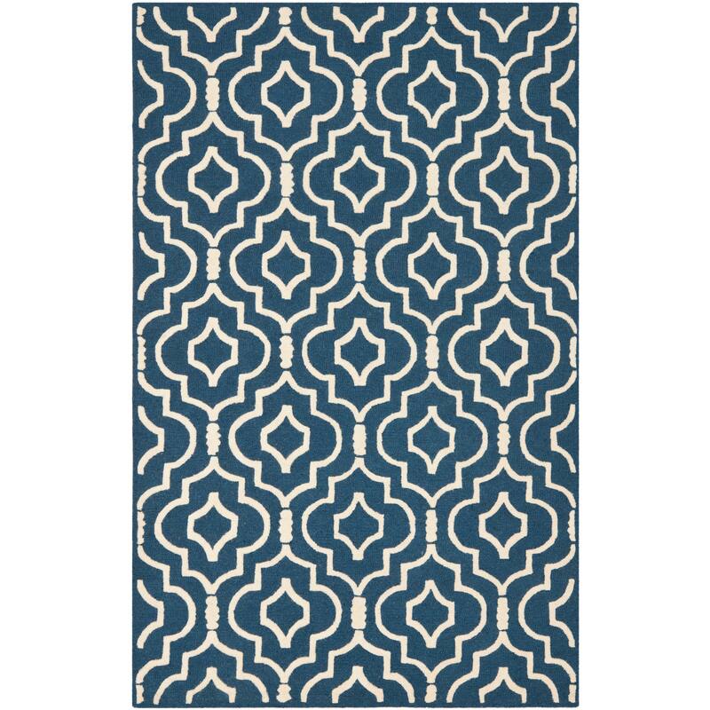 SAFAVIEH Handmade Cambridge Smaragda Modern Wool Rug