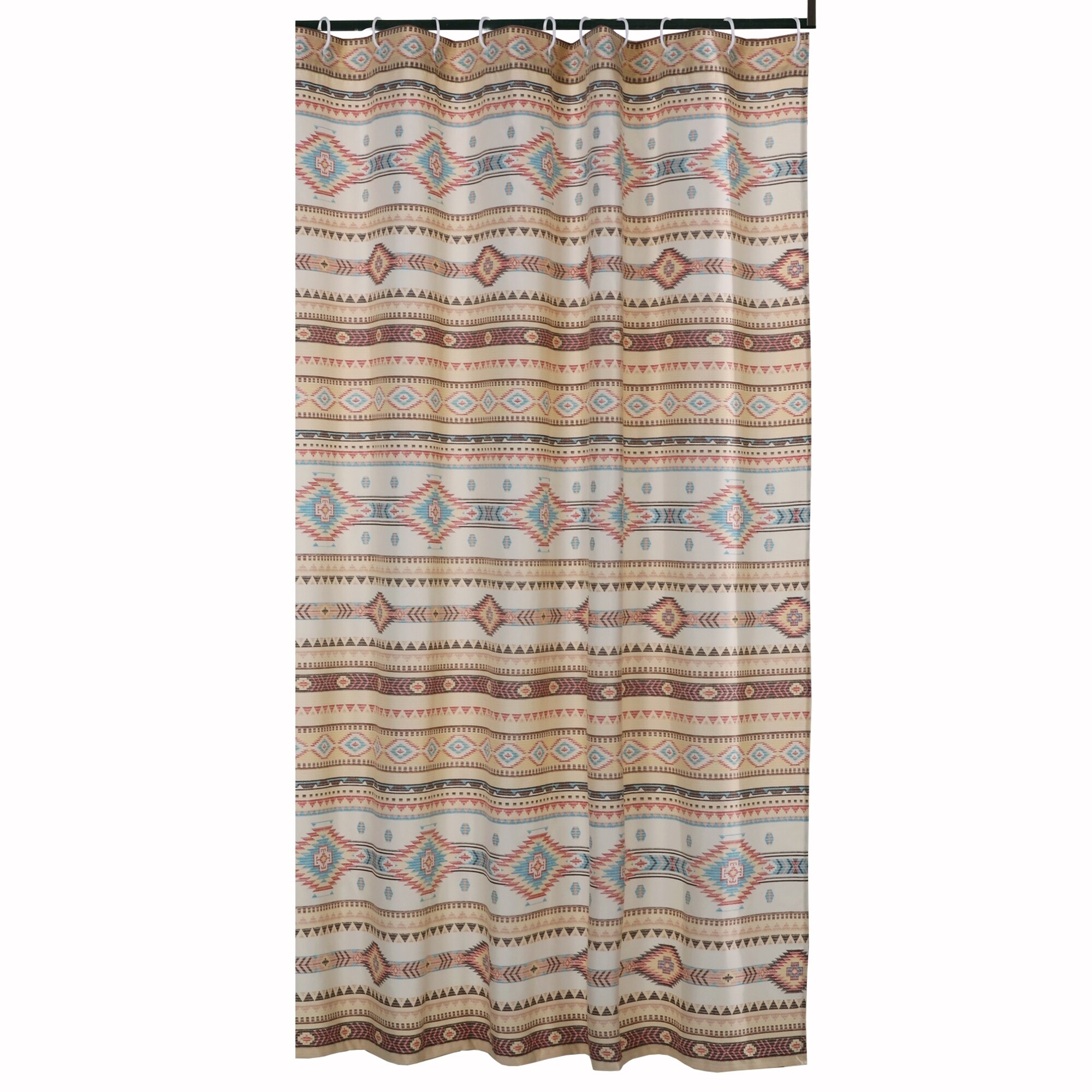 multicolor shower curtain