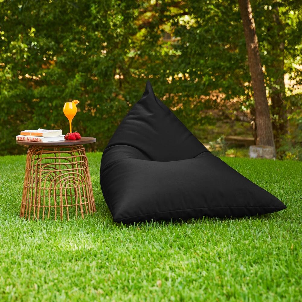 Sorra Home Sunbrella Outdoor Bean Lounger - 54 in W x 38 in W x 21 in H