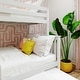 preview thumbnail 4 of 16, Max and Lily Twin over Full Bunk Bed with Ladder on End and Trundle