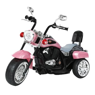 6V Chopper Style Ride on Trike Pink
