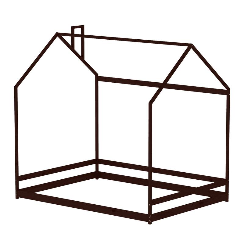 House Bed Frame Wood Bed