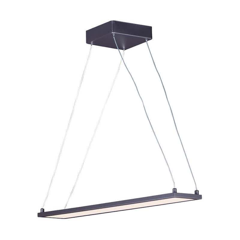 Wafer 24"L 1-Light LED Island Light Fixture Bronze Finish by Maxim - Bronze