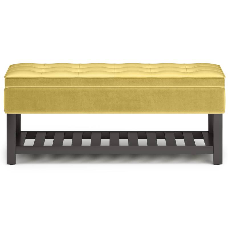 WYNDENHALL Essex 44 inch Wide Transitional Rectangle Ottoman Bench
