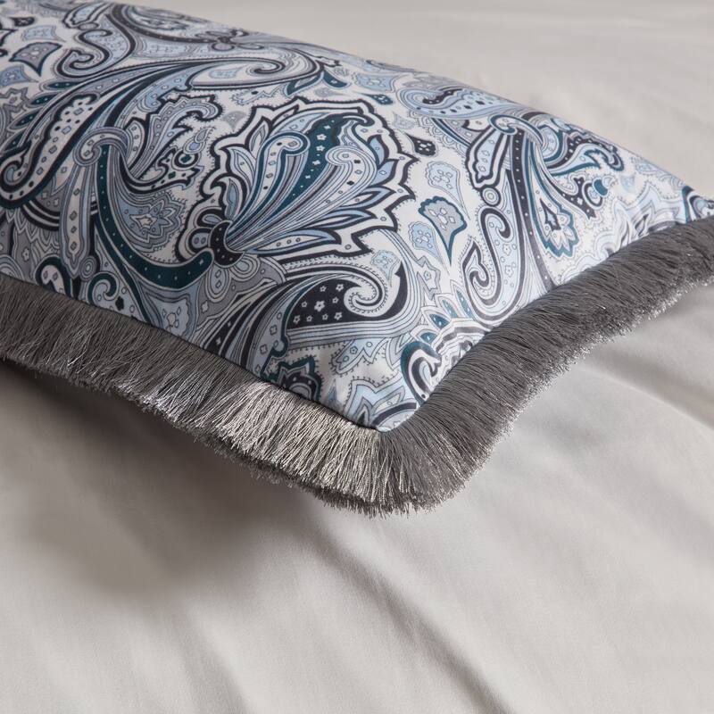 Ted Baker Paisley Fringe Decorative Pillow