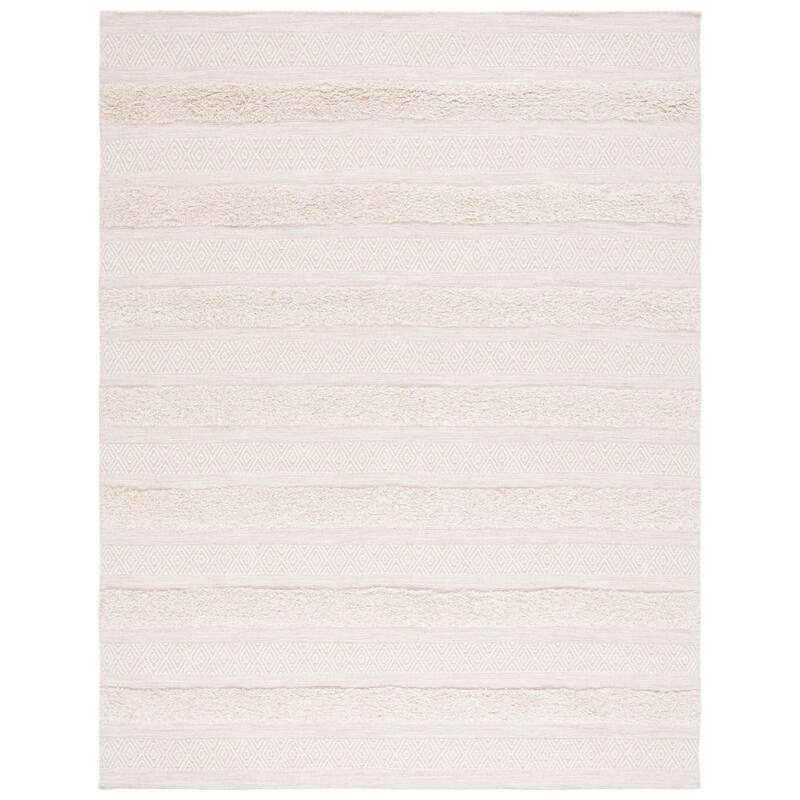 SAFAVIEH Handmade Vermont Adriane Rustic Boho Stripe Wool Rug