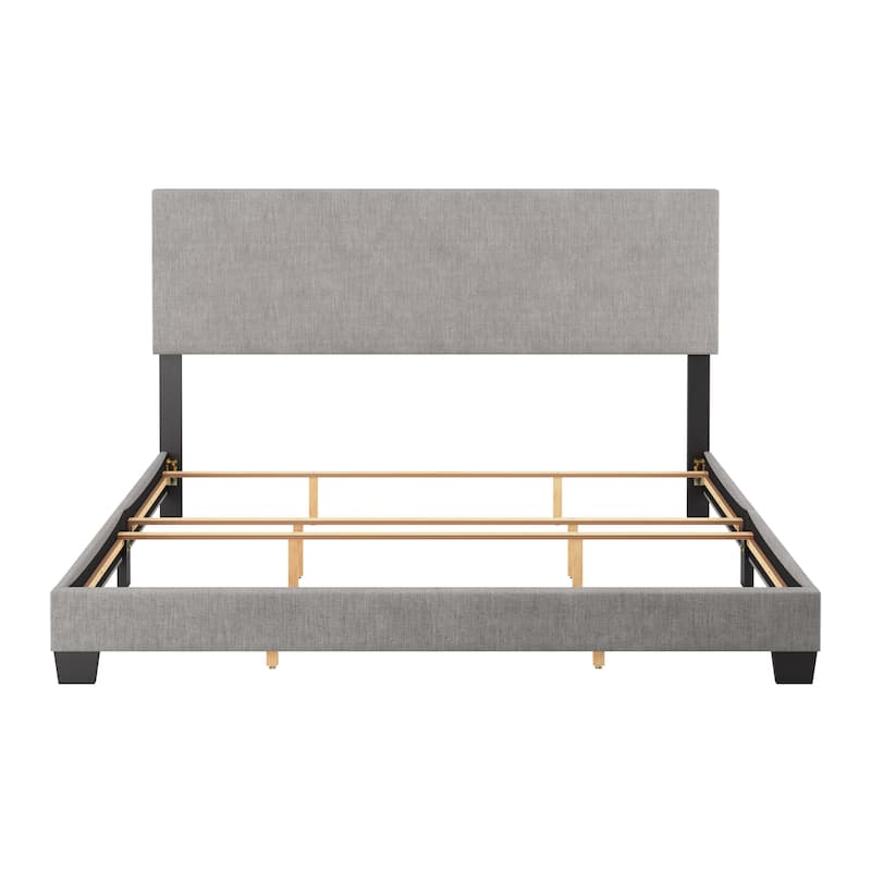 Celeste Modern Upholstered Bed, Box Spring Required