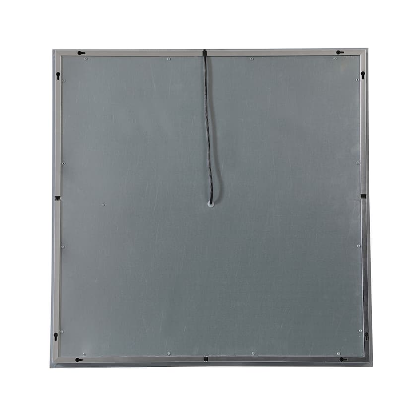 Avalon 30" x 30" Hardwired LED mirror - Silver