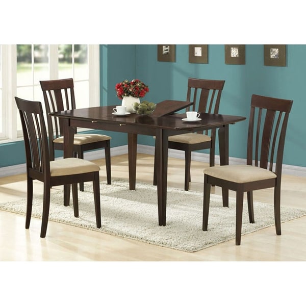Offex Cappuccino 36" x 60" Dining Table / 12" Butterfly Leaf. Opens flyout.