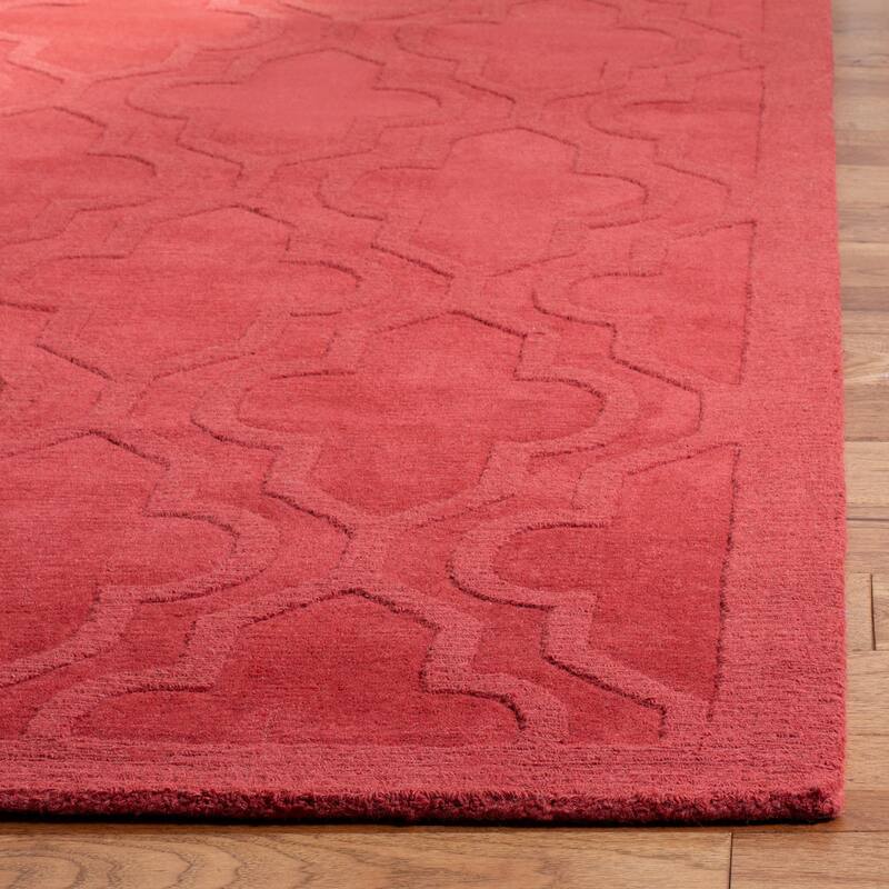 SAFAVIEH Handmade Impressions Plamena Modern Wool Rug