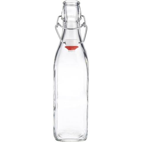 Bormioli Rocco Square Swing Bottle 17 Ounce - 17 oz