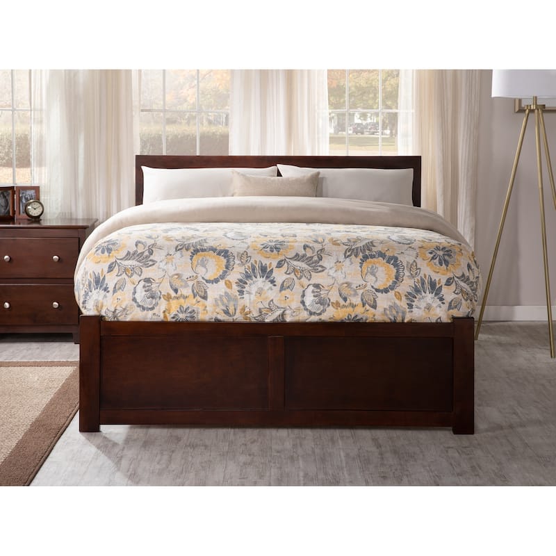 AFI Orlando King Platform Bed with Twin XL Trundle