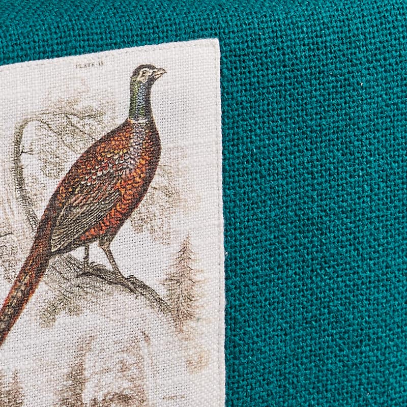 Park Designs Pheasant Run Patch Table Runner 54''L Blue - 13" x 54"