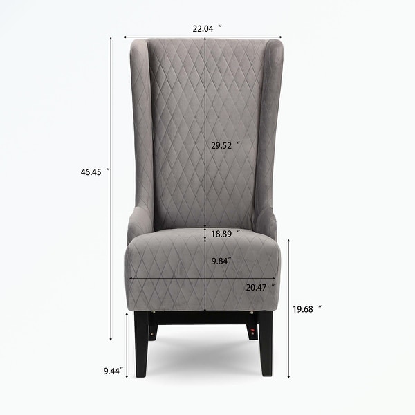 Wing Back Chair With Birch Legs - Bed Bath & Beyond - 36964935