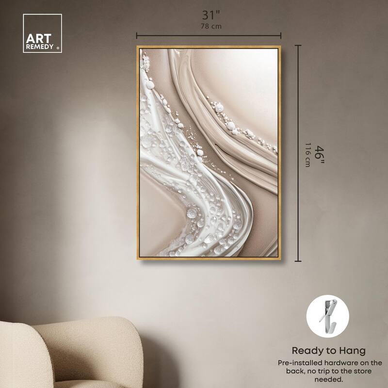 Viscous Veils I Canvas by Art Remedy