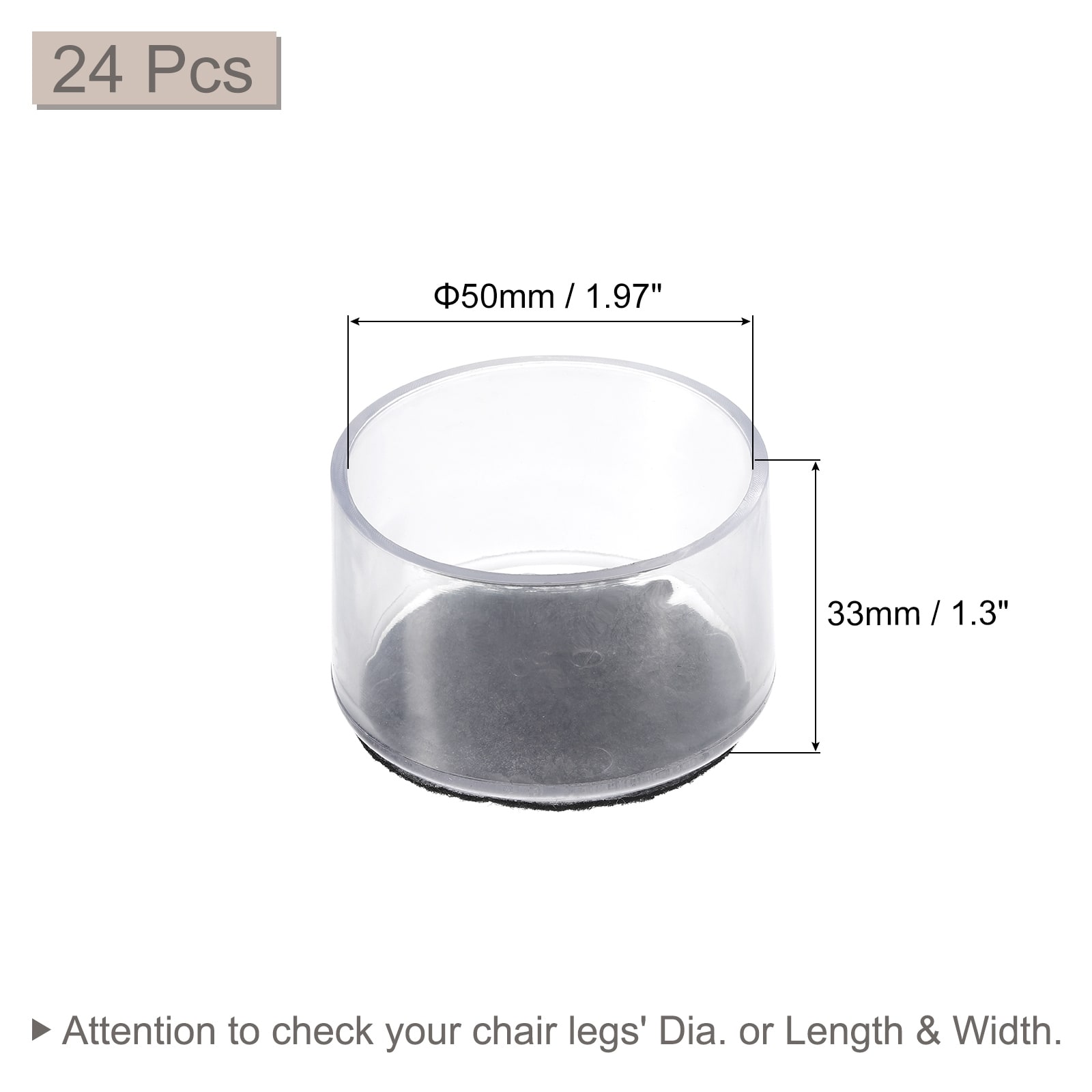 Felt chair caps hot sale