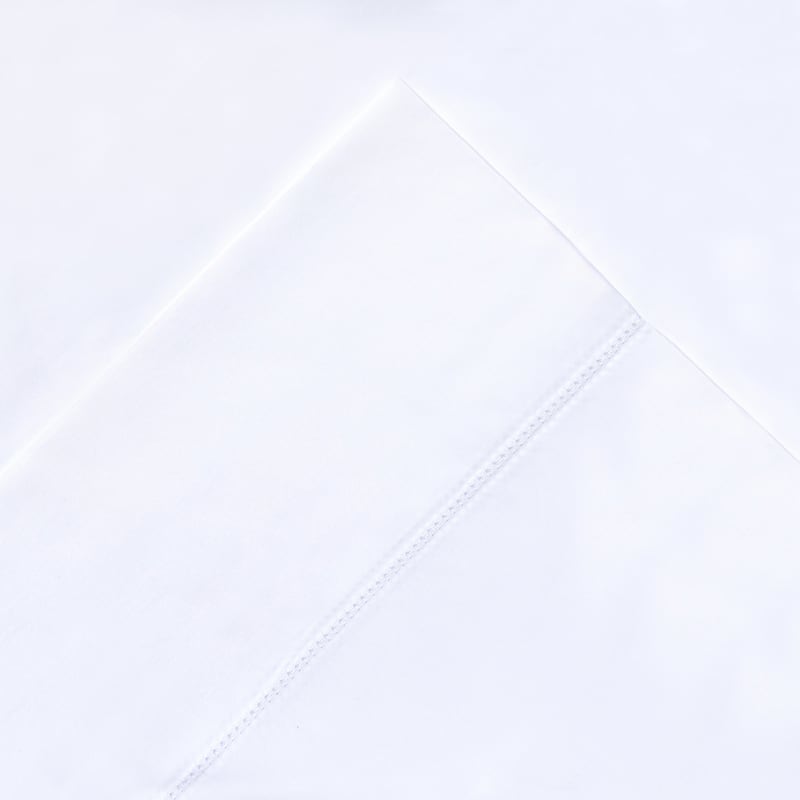 Pointehaven Long Staple Cotton Extra Deep Pocket 400 Thread Count Bed Sheet Set - Twin XL - White