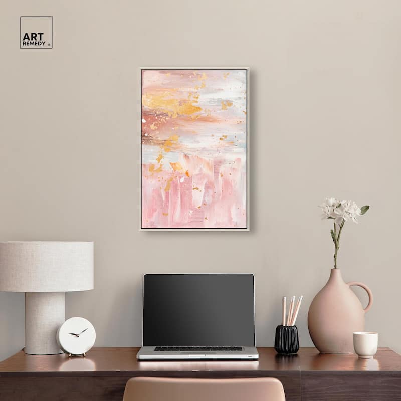 Rose Quartz Canvas by Art Remedy