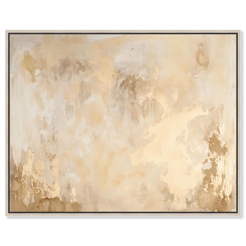 Sun Brust Gilding III Canvas by Art Remedy - Silver - 45" x 36"