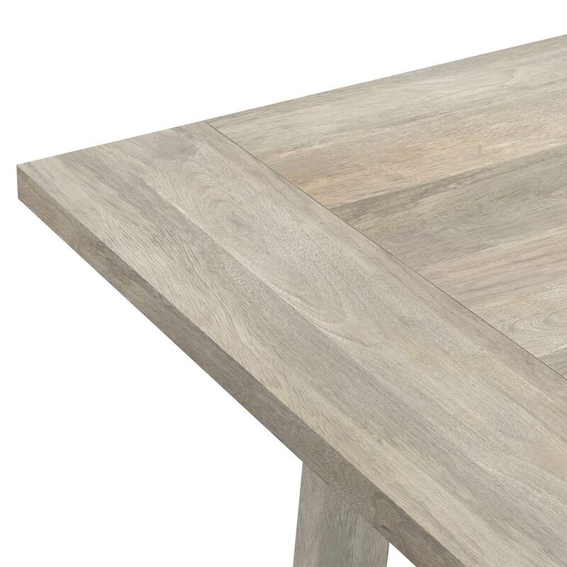 WyndenHall Aeris 72 inch Wide Solid Mango Farmhouse Dining Table - 36"D x 72"W x 29.5"H