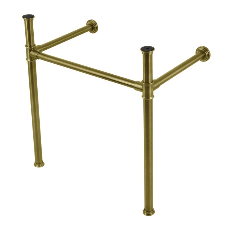 Kingston Brass Fauceture Stainless Steel Console Sink Legs - Antique Brass