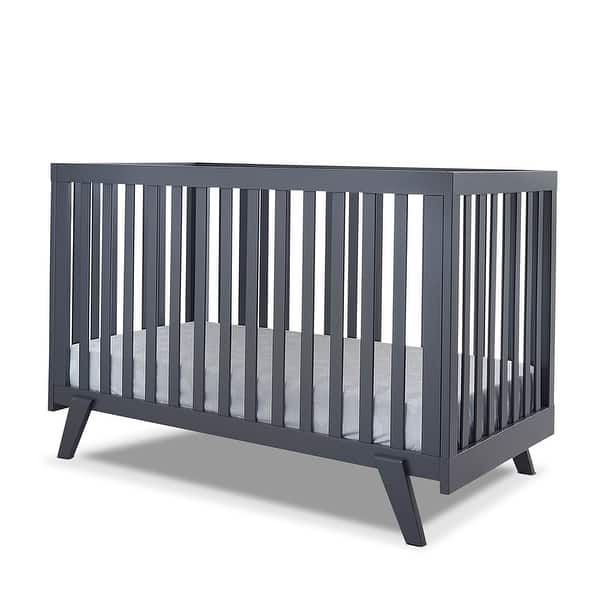 slide 2 of 9, Sorelle Furniture Luce Crib Grey