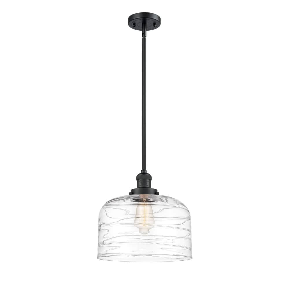 Innovations Lighting Franklin Restoration Bell - 1 Light 12" Stem Hung Mini Pendant