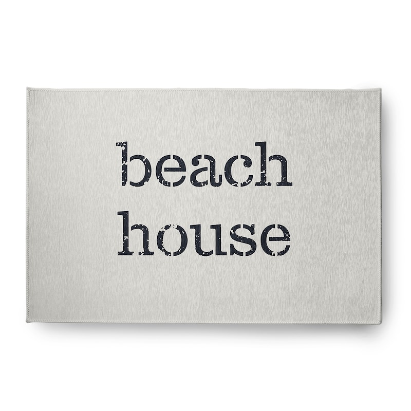Beach House Nautical Indoor/Outdoor Rug - White - 4' x 6'