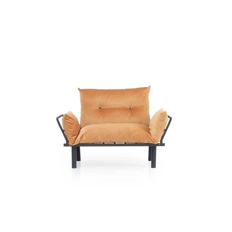 Sadio Metal Frame Loveseat With Removable Cushions