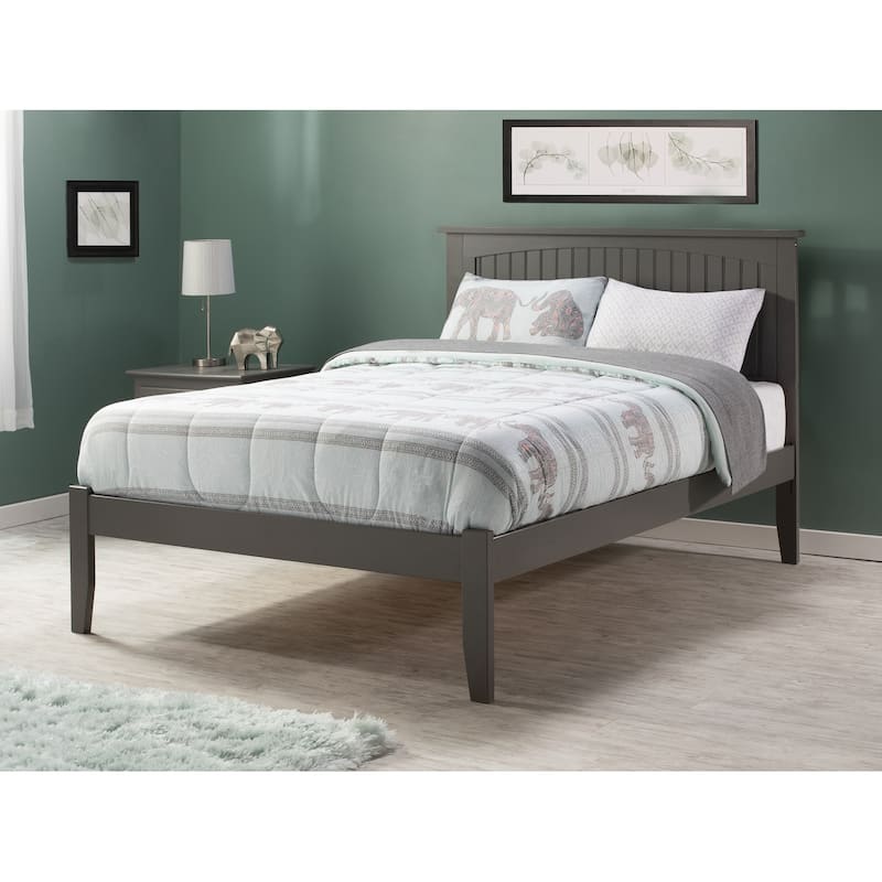 Nantucket Full Platform Bed in Grey