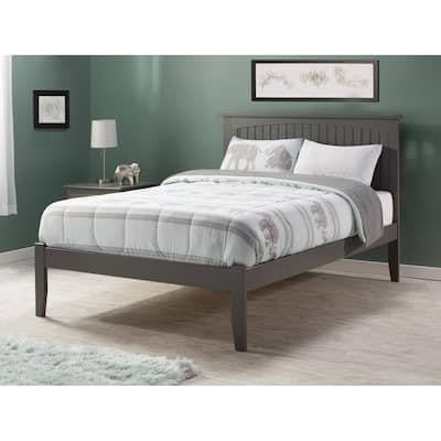 Nantucket Full Platform Bed in Grey