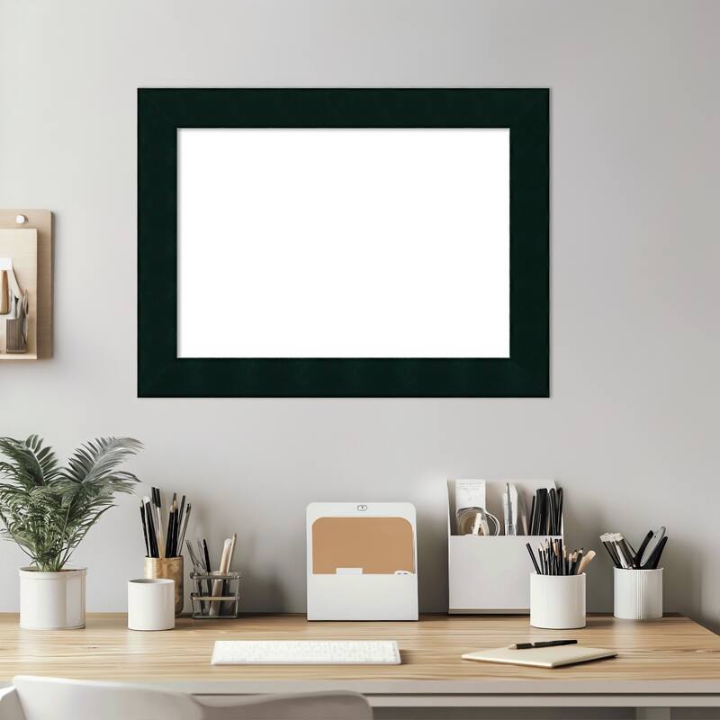 Amanti Art Tribeca Black Framed Dry Erase Magnetic Board