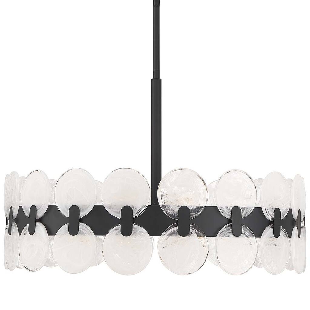 Savoy House 1-3720-6 Boca 6 Light 28" Wide Drum Chandelier