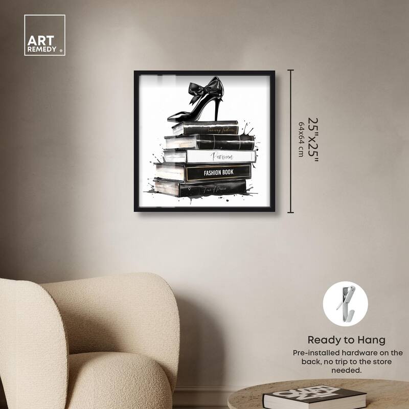 Classic Book Stack Shadowbox by Art Remedy