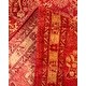 Thumbnail 6, Eclectic, One-of-a-Kind Hand-Knotted Area Rug - Red, 8' 0" x 10' 0" - 8' 0" x 10' 0". Changes active main hero.