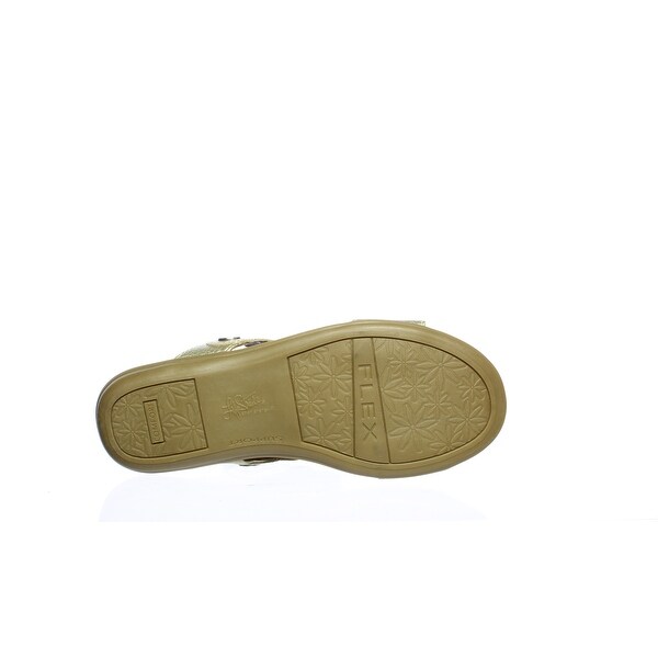 lifestride gold sandals