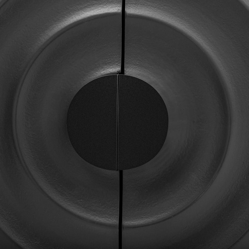 Modern water wave door design adjustable divider dining cabinet