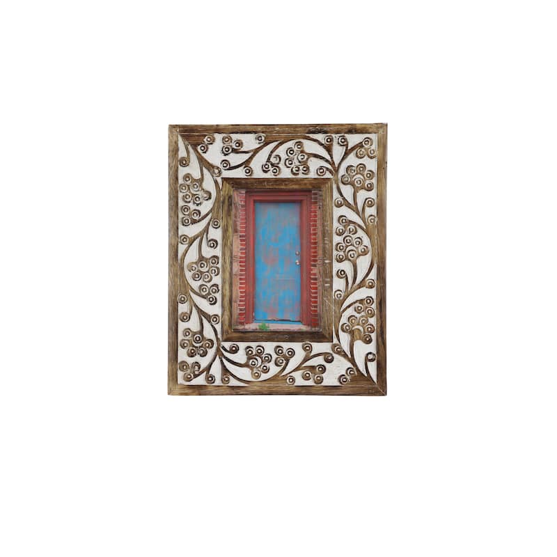 Mango Wood Handmade Photo Frame - Brown - Roche River Decor