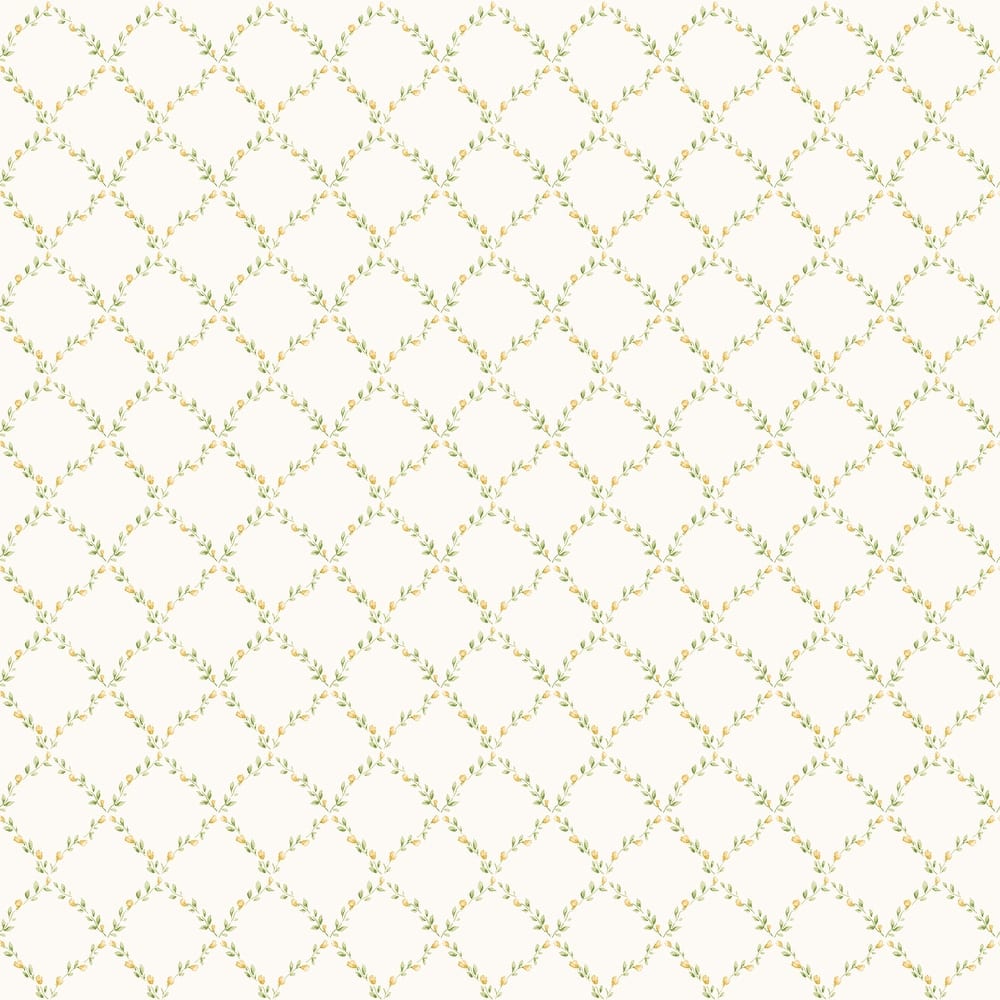 Galerie Wallcoverings Miniatures 2 Mini Floral Motif Design Vinyl on Non-woven Matte Wallpaper Roll