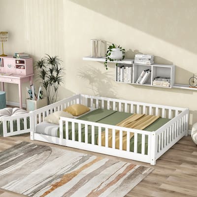 Full Floor Platform Bed