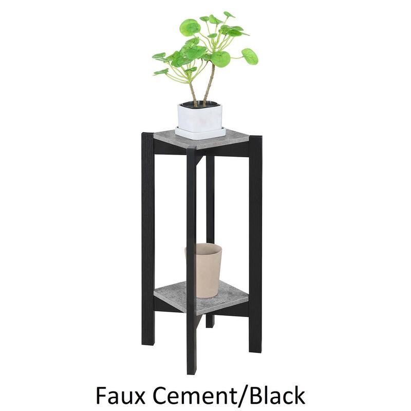 Convenience Concepts Planters & Potts Deluxe Square 2 Tier Plant Stand